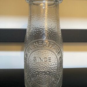 Vintage Dairy Milk by Heritage Company Since 1810 Pebble Glass